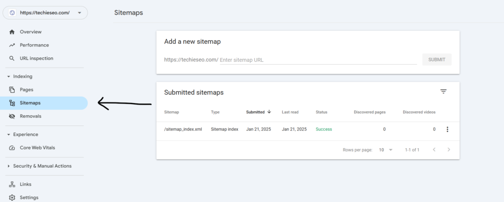 Step 5 - Submit Your Sitemap to Google Search Console